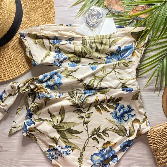 Zimmermann Bandeau Cutout Swimsuit - Picture 8 of 10